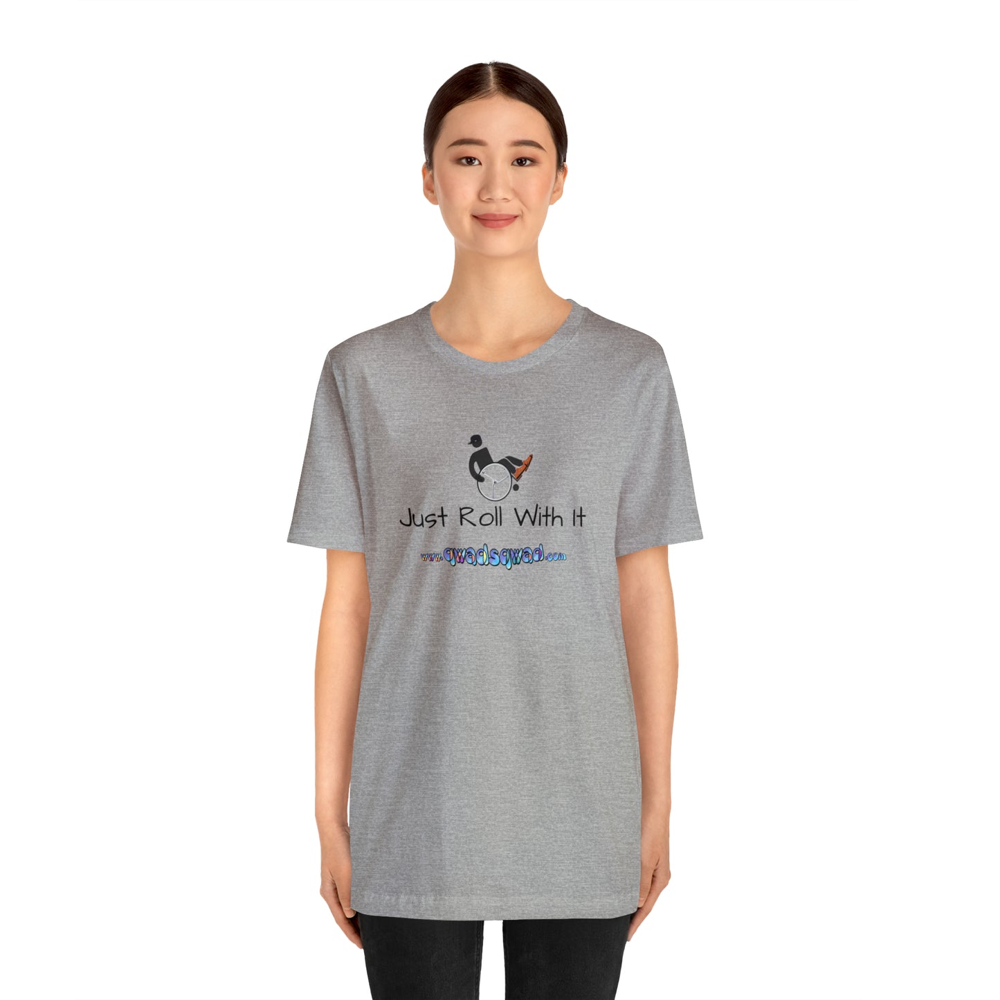 "Just Roll with It" Qwadsqwad T-Shirt: Embrace Resilience and Support the Channel!