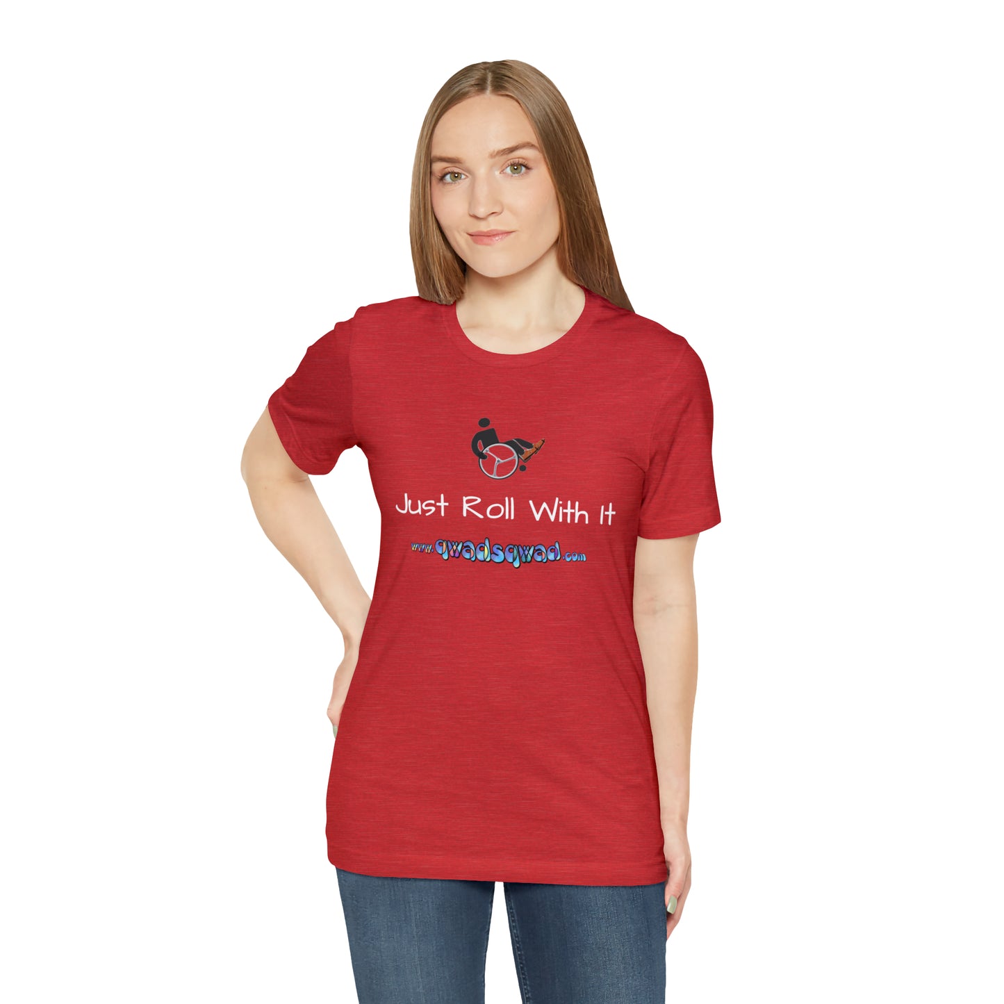 "Just Roll with It" Qwadsqwad T-Shirt: Embrace Resilience and Support the Channel!