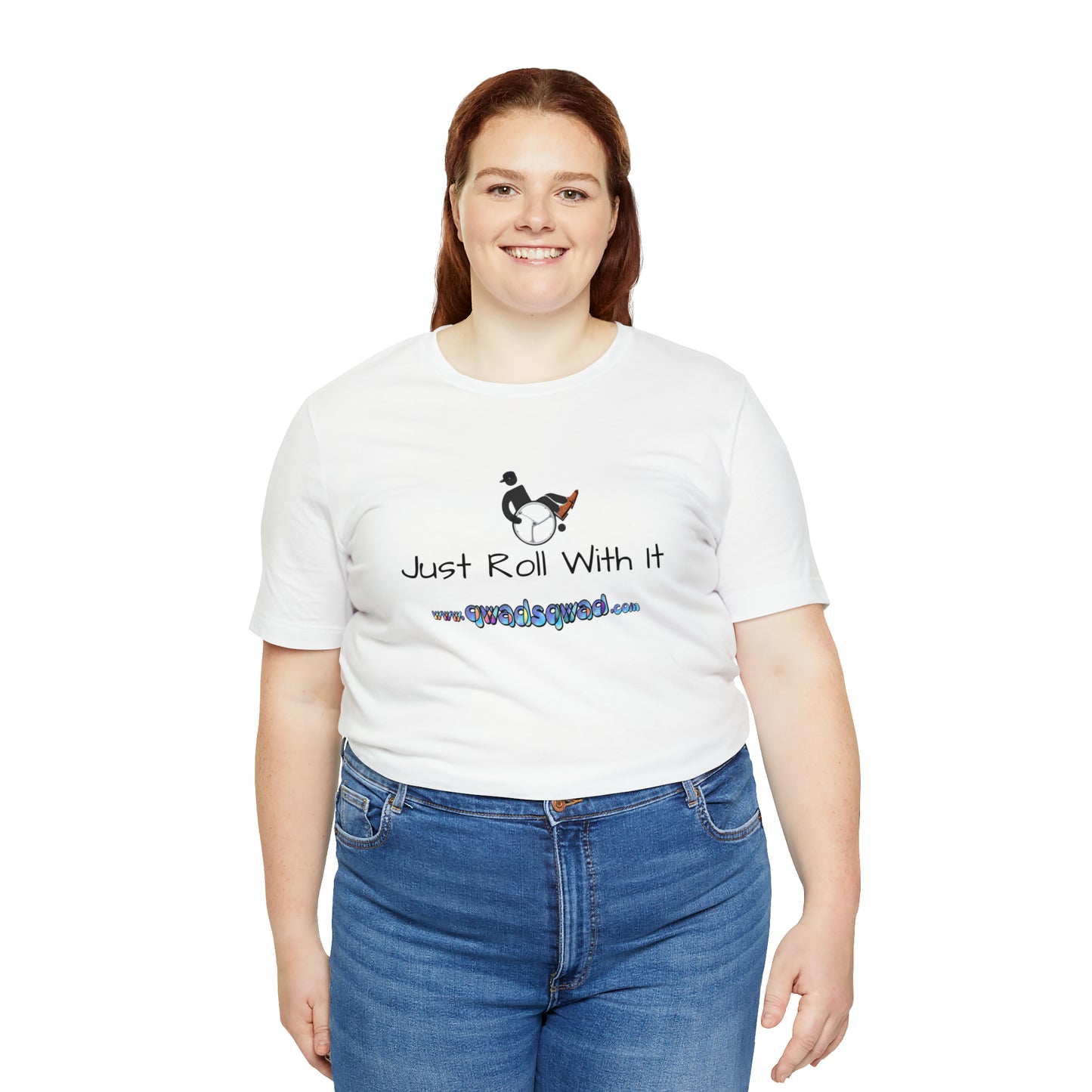 "Just Roll with It" Qwadsqwad T-Shirt: Embrace Resilience and Support the Channel!