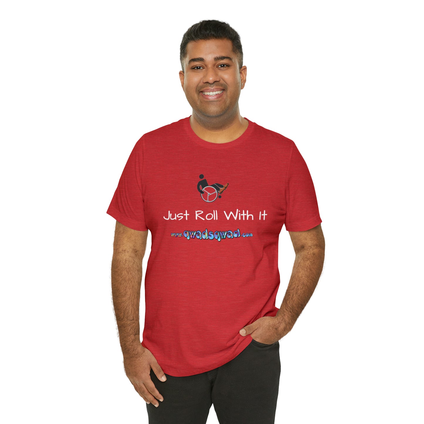 "Just Roll with It" Qwadsqwad T-Shirt: Embrace Resilience and Support the Channel!