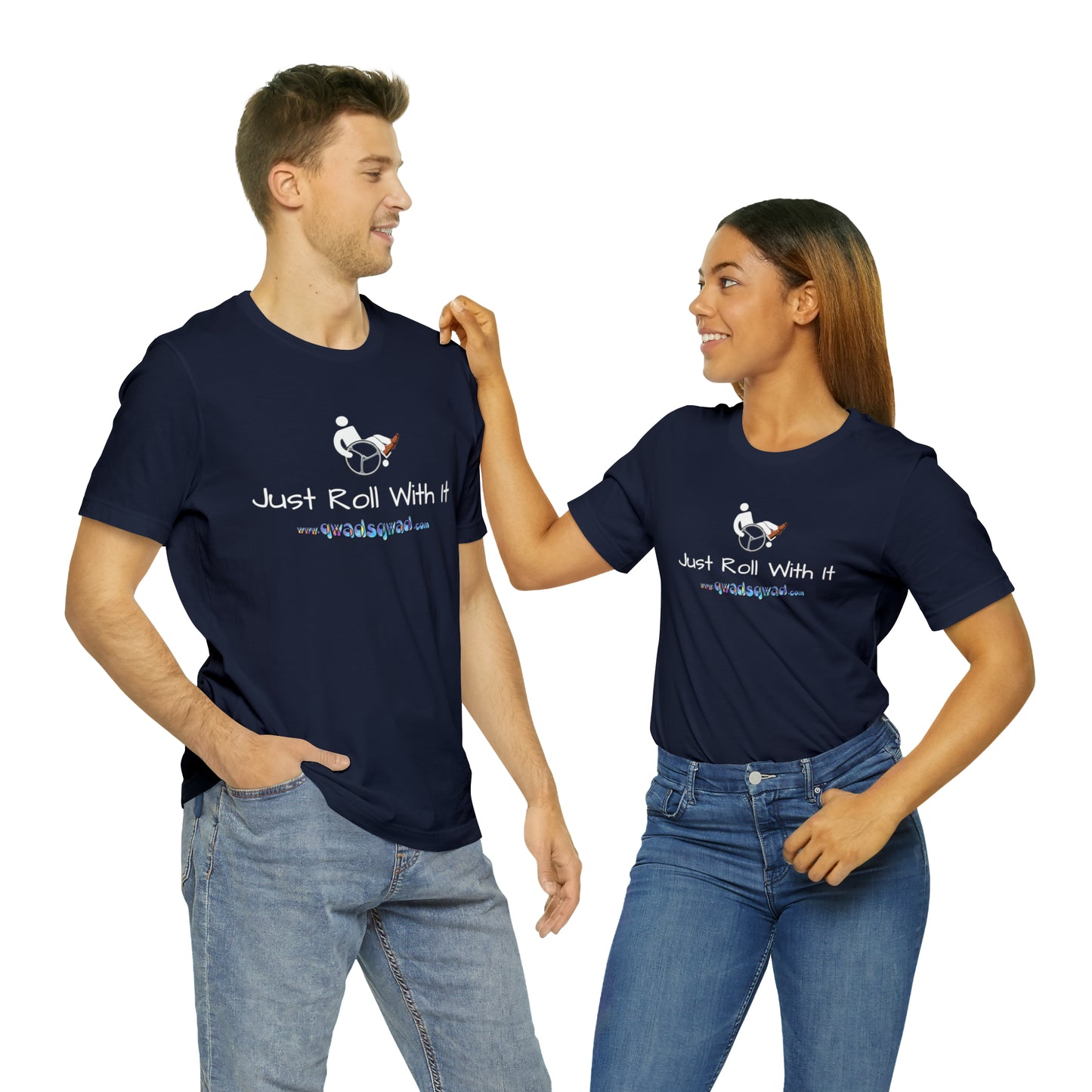 "Just Roll with It" Qwadsqwad T-Shirt: Embrace Resilience and Support the Channel!