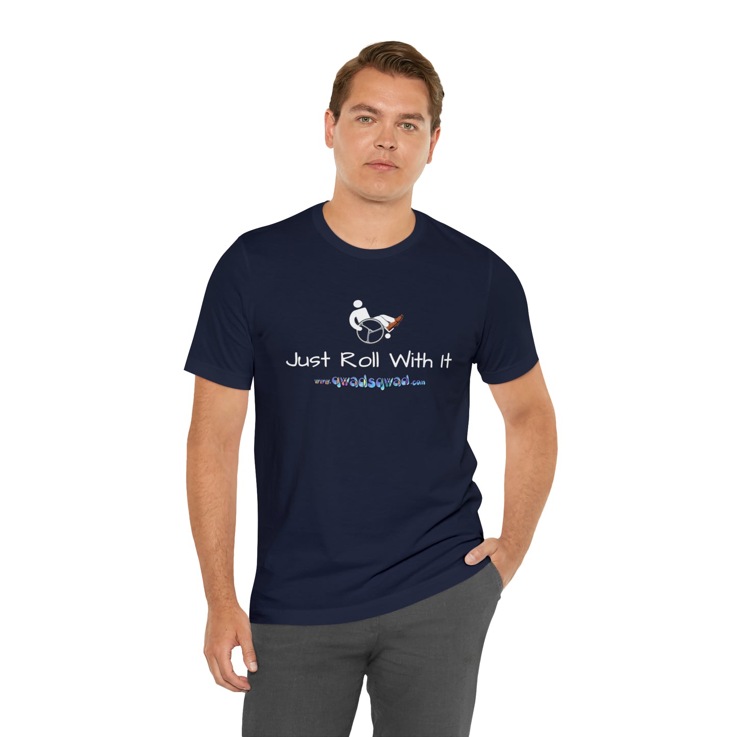 "Just Roll with It" Qwadsqwad T-Shirt: Embrace Resilience and Support the Channel!
