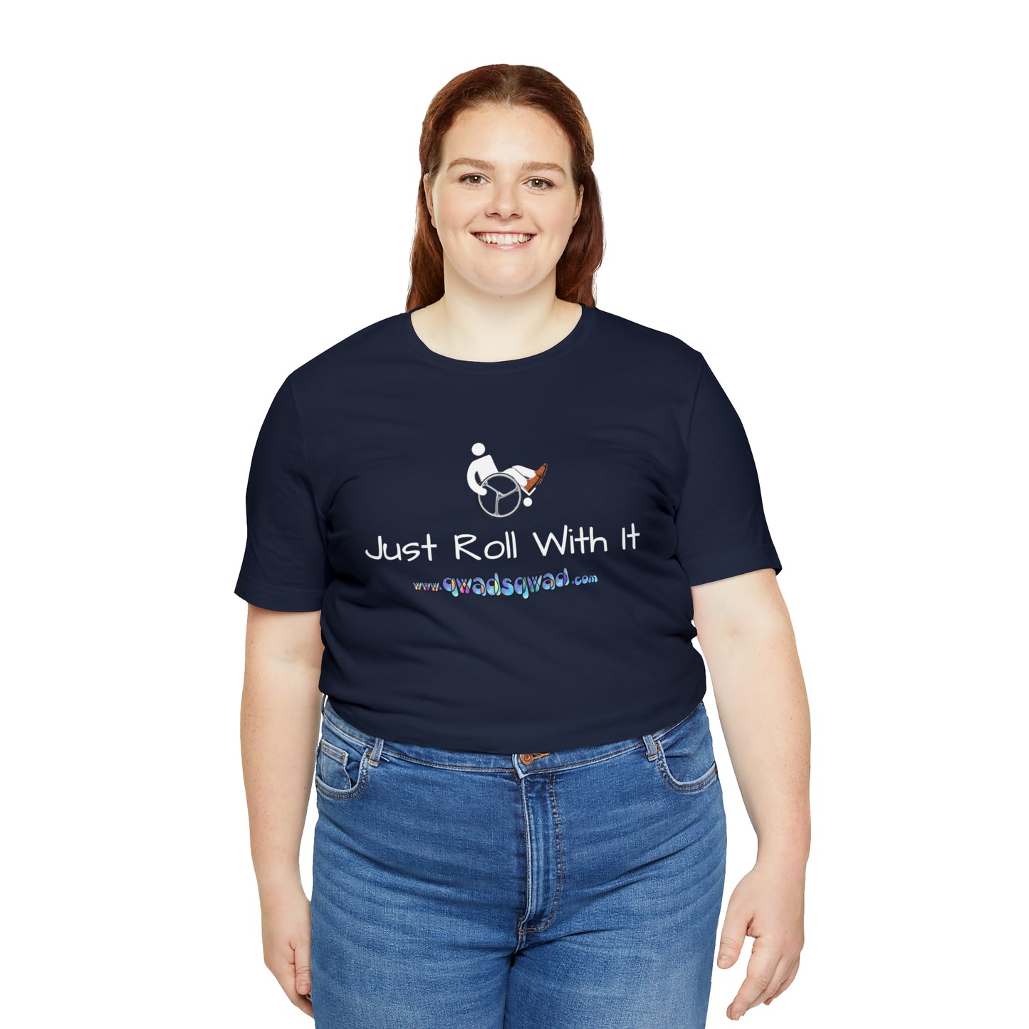 "Just Roll with It" Qwadsqwad T-Shirt: Embrace Resilience and Support the Channel!