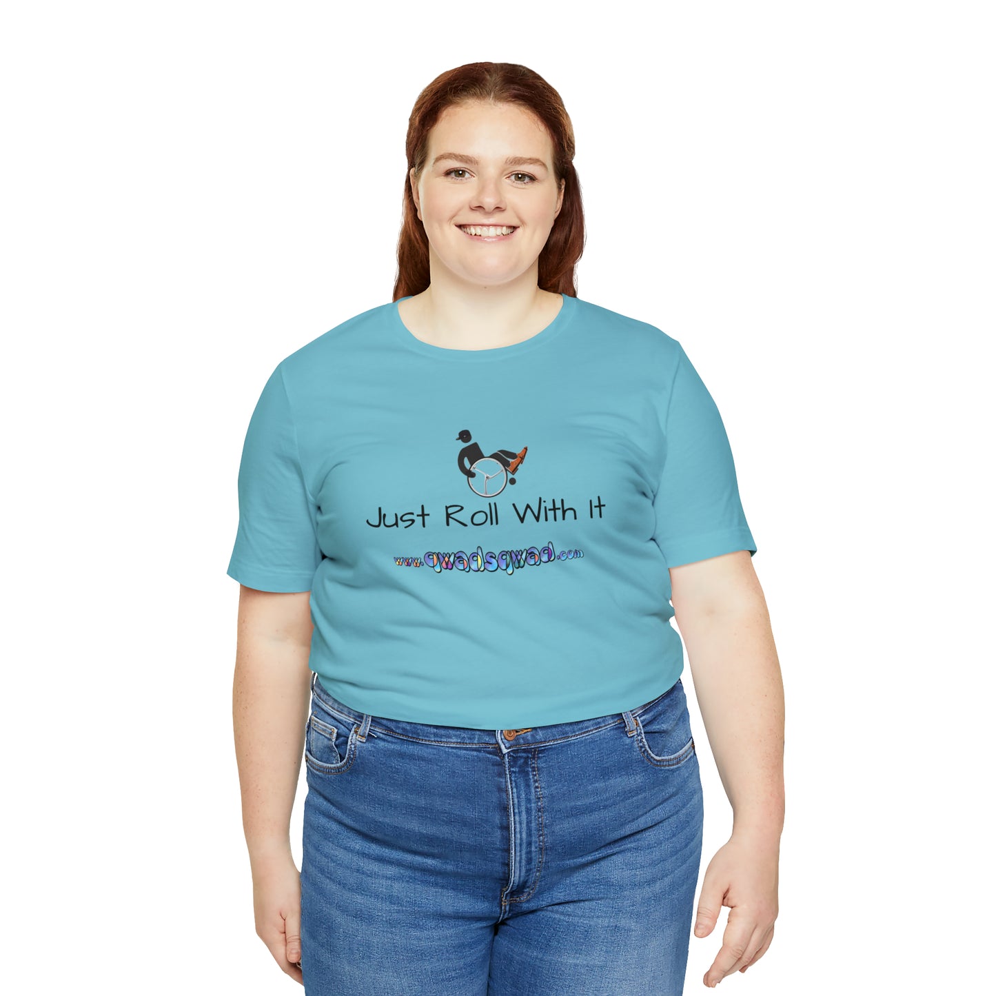 "Just Roll with It" Qwadsqwad T-Shirt: Embrace Resilience and Support the Channel!