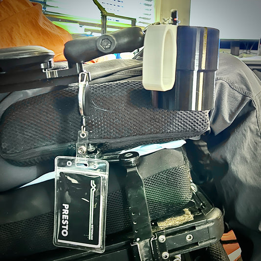 THE QWUPP! Permobil Adjustable Cup Holder Complete kit