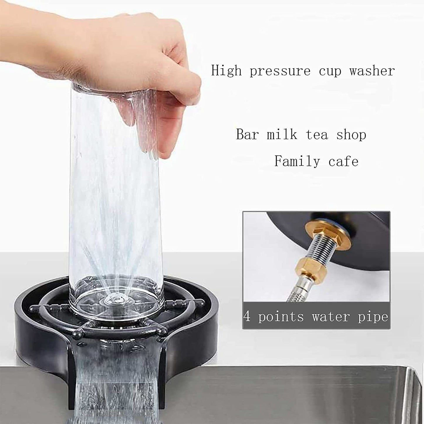 QwadRinse High Pressure Automatic Cup Washer !