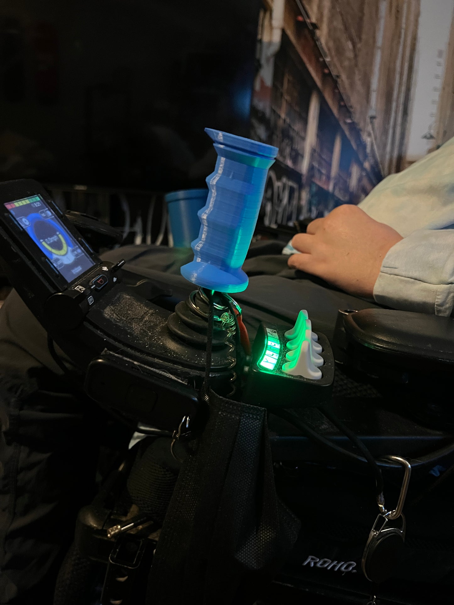 QwadSteer Fighterjet wheelchair joystick!