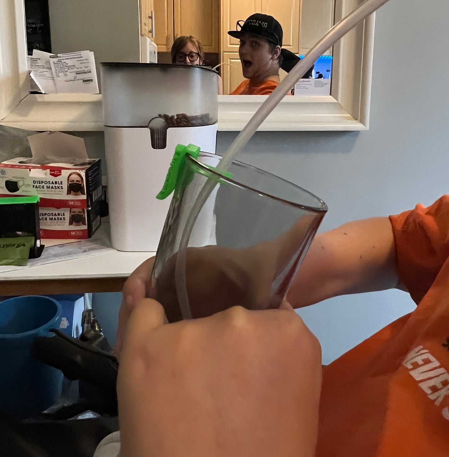 QwadSip Straw holder: Effortless Sipping, Anytime, Anywhere