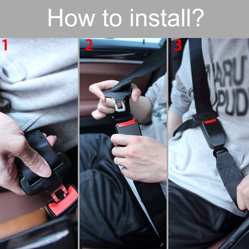 Seat Belt Extender for Enhanced Freedom, Comfort and Security
