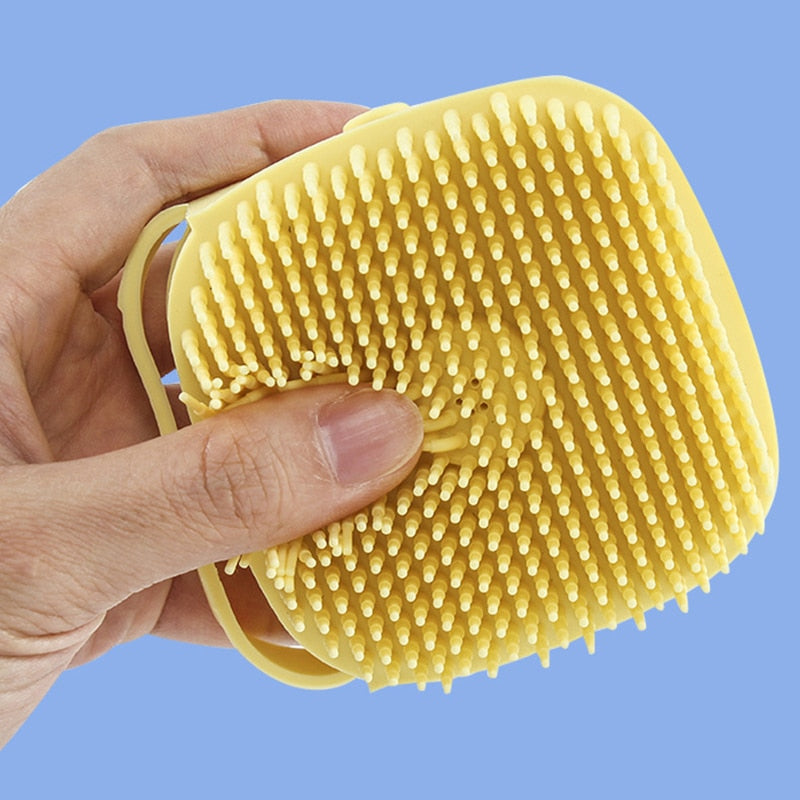 DOGGY BRUSH with integrated soap