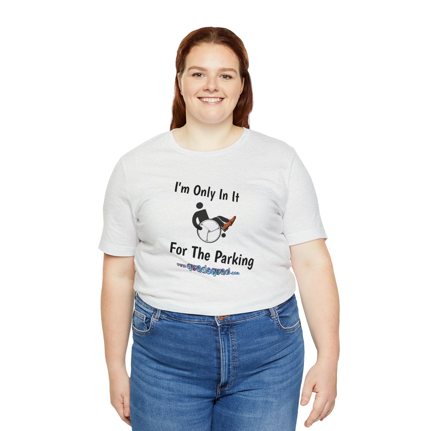 Inclusive Humor, Exclusive Parking: 'Only in it for the Parking' Unisex Short Sleeve Tee