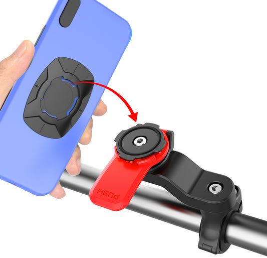 QwadConnect Handlebar Mount. The most secure phone mount!
