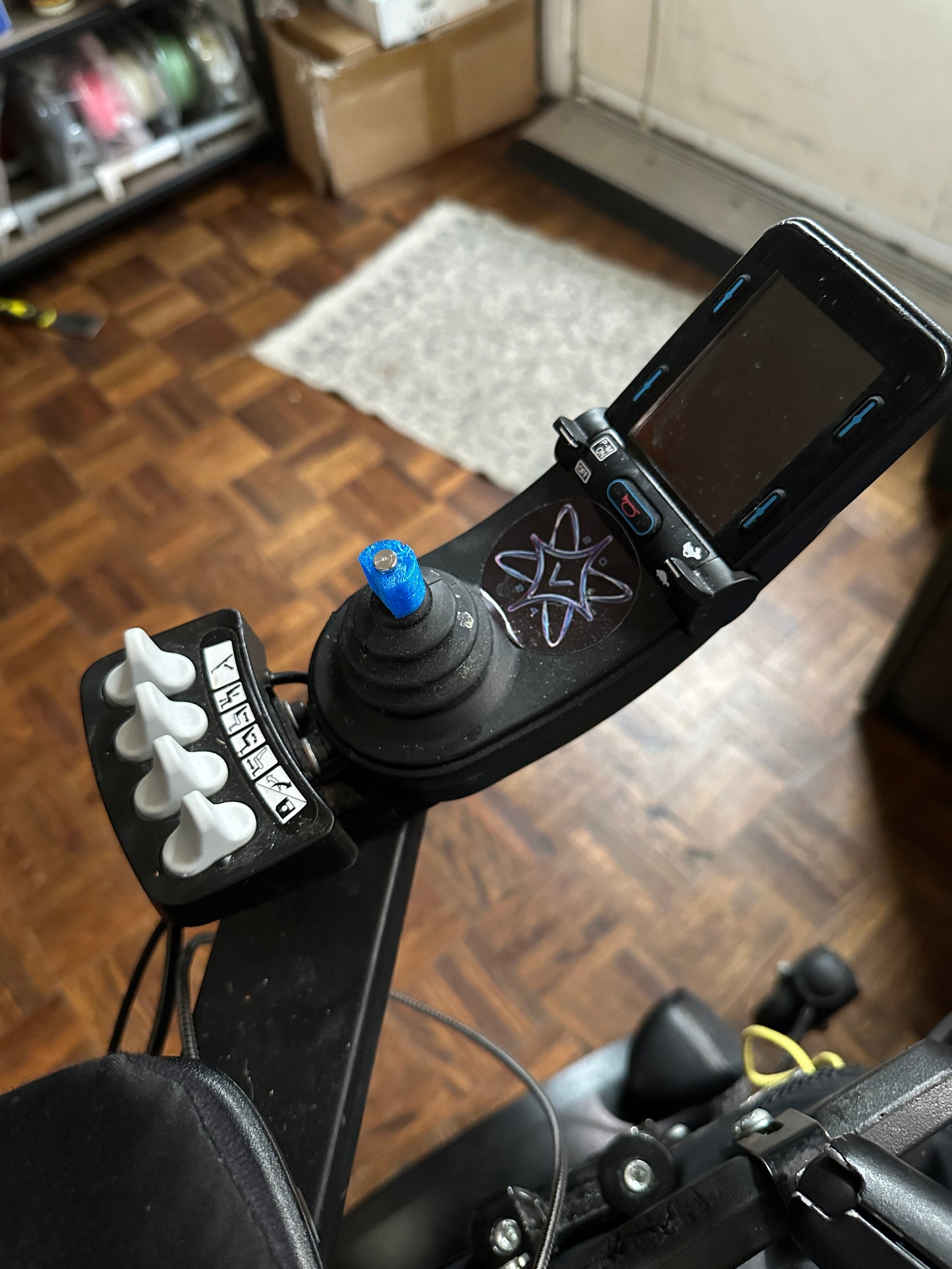 QwadSteer Goal-post wheelchair joystick V2!