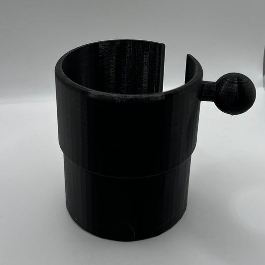 THE QWUPP!  Adjustable 1" ball mount cup holder