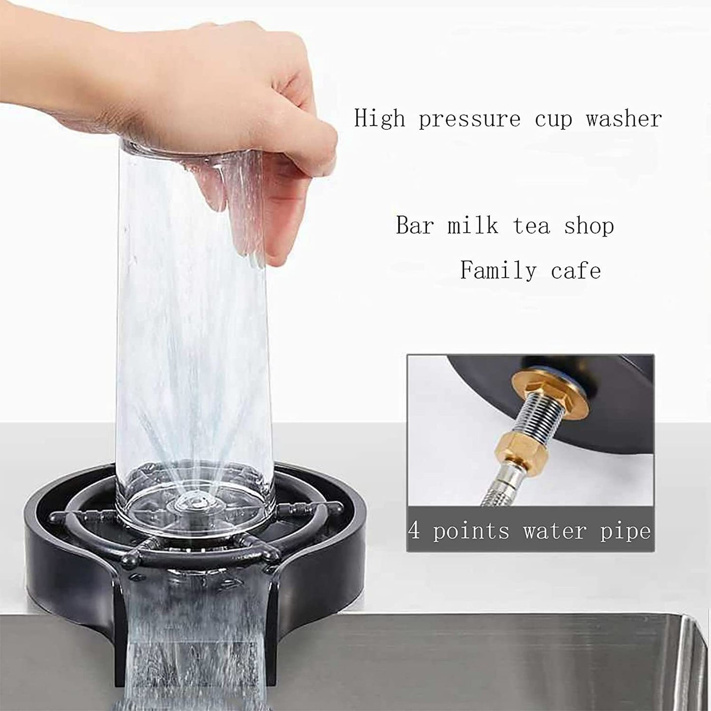 QwadRinse High Pressure Automatic Cup Washer ! – Qwadsqwad