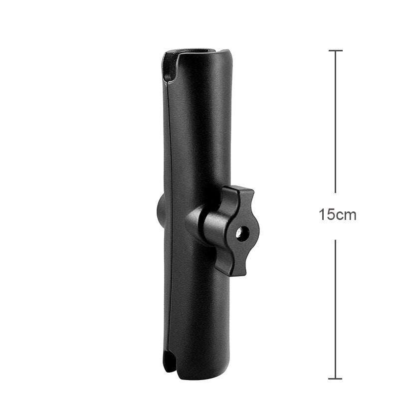 QwadConnect Long Adjustable Double Socket Arm (150mm) for 1" ball mounts