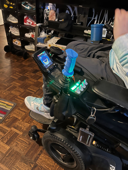 QwadSteer Fighterjet wheelchair joystick!