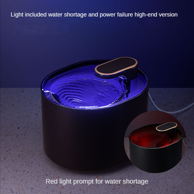 3L Automatic Pet Water Fountain with LED!