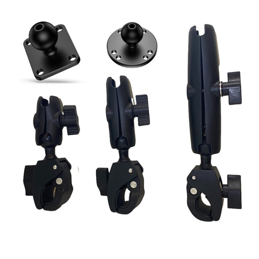 QwadClaw Double Socket Arm Mounting system KIT with Post Clamp and extra Base Adapter's (square circle or diamond)