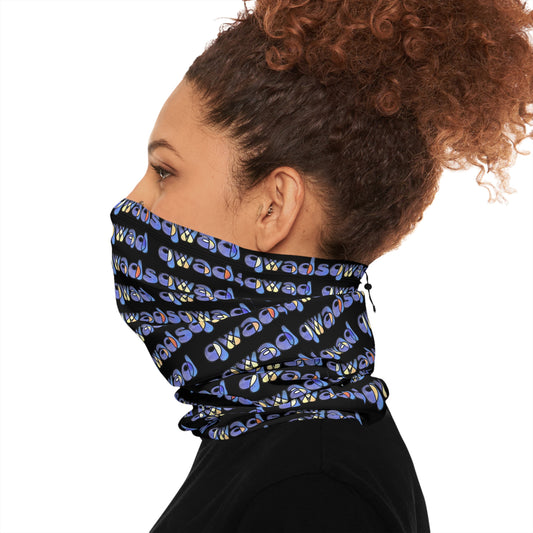 Colorful Comfort: Qwadsqwad's unique Neck Warmer With Drawstring !